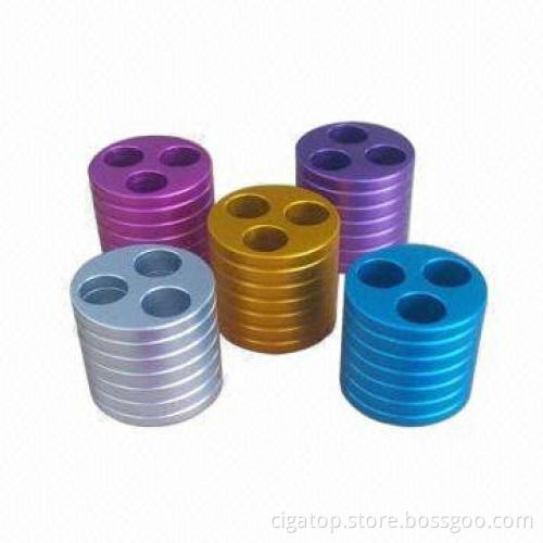 Electronic Cigarette Battery Standing Base/Ego Holder, Stainless Steel, Silica Gel
